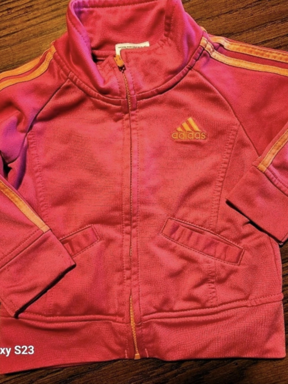 adidas Pink Baby 12M Track Jacket
